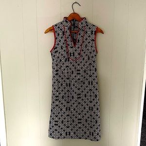 Eliza J size 2 sleeveless v-neck shift dress EUC